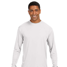 A4 Adult 4.0 Ounce Poly Performance Long Sleeve T-Shirt