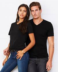 Bella Canvas Unisex Jersey V-Neck (Small-1X Large)