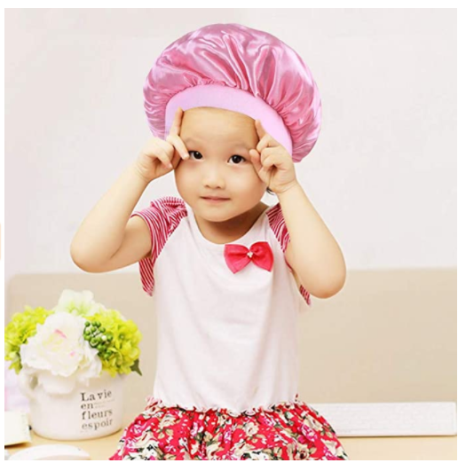 Toddler Satin Sleep Hat (Bonnet)